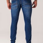 Calça Jeans Skinny Puídos Masculina Zune