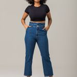Calça Mom Feminina Cós Alto Zune