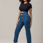 Calça Mom Feminina Cós Alto Zune