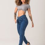 Calça Jeans Feminina Mom Cintura Média Zune