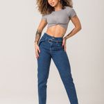 Calça Jeans Feminina Mom Cintura Média Zune