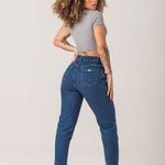 Calça Jeans Feminina Mom Cintura Média Zune
