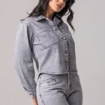 Jaqueta Jeans Cropped Feminino Zune 