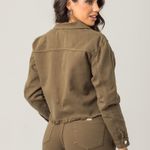 Jaqueta Crooped Sarja Feminino Zune