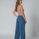 Calça Feminina Jeans Wide Leg Zune