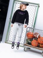 Blusa fluffy e calça