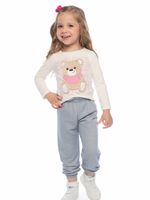 Blusa urso com calça