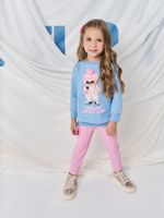 Conjunto blusão e legging malha crepada