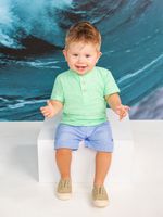 T-shirt frisada e short