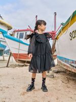 Vestido midi em chiffon