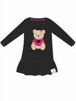 Vestido moletom 3D urso