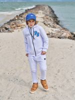 Conjunto jaqueta e calça em step light