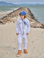 Conjunto jaqueta e calça em step light