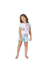 Pijama cropped c/ shorts