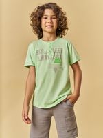 Blusa em malha e bermuda step light