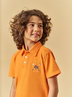 Polo em pique e short linho washed