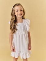 Vestido tecido bordado
