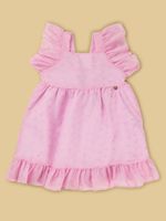 Vestido tecido bordado