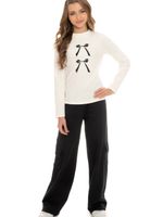 Blusa canelada ribana