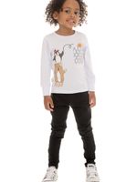 Camiseta m/malha arremesso