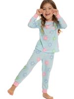 Pijama blusa c/calça m/malha sublimada acredite