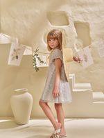 Vestido em tulé paetê filetto star
