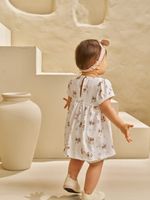 Vestido e calcinha shorts em laise voyage
