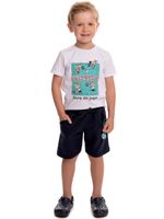 Camiseta hora do jogo c/bermuda