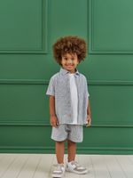 Trio camisa com regata e bermuda