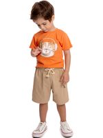 Camiseta roar c/ bermuda sarja