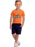 Camiseta xis c/bermuda moletinho