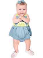 Vestido cotton limão