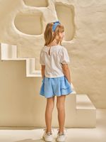 Blusa malha e shorts polynho replay