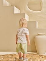 T-shirt em malha e short eco bambu