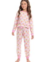 Pijama sublimada c/calça sorvetinhos