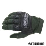 LUVA TÁTICA CARBON FIBER - OLIVE GREEN