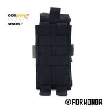Porta Carregador de FUZIL SIMPLES COM ABA (5.56) - BLACK