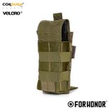 Porta Carregador de FUZIL SIMPLES COM ABA (5.56) - OLIVE DRAB