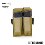 PORTA CARREGADOR PISTOLA DUPLO - COYOTE