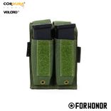 PORTA CARREGADOR PISTOLA DUPLO - OLIVE GREEN