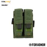 PORTA CARREGADOR PISTOLA DUPLO - OLIVE GREEN