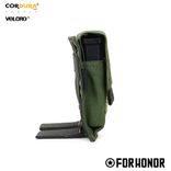 PORTA CARREGADOR PISTOLA DUPLO - OLIVE GREEN