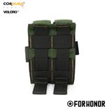 PORTA CARREGADOR PISTOLA DUPLO - OLIVE GREEN