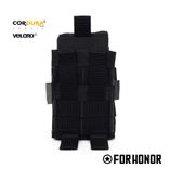 PORTA CARREGADOR DE FUZIL SIMPLES COM ABA (7.62) - BLACK 