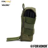 PORTA CARREGADOR DE FUZIL SIMPLES COM ABA (7.62) - OLIVE DRAB