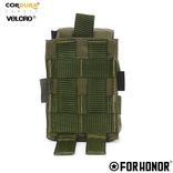 PORTA CARREGADOR DE FUZIL SIMPLES COM ABA (7.62) - OLIVE DRAB