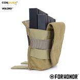 PORTA CARREGADOR DE FUZIL SIMPLES COM ABA (7.62) - DESERT