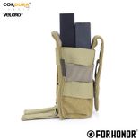 PORTA CARREGADOR DE FUZIL SIMPLES COM ABA (7.62) - DESERT