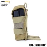 PORTA CARREGADOR DE FUZIL SIMPLES COM ABA (7.62) - DESERT