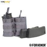 PORTA CARREGADOR FUZIL DUPLO  – CINZA BANDEIRANTE